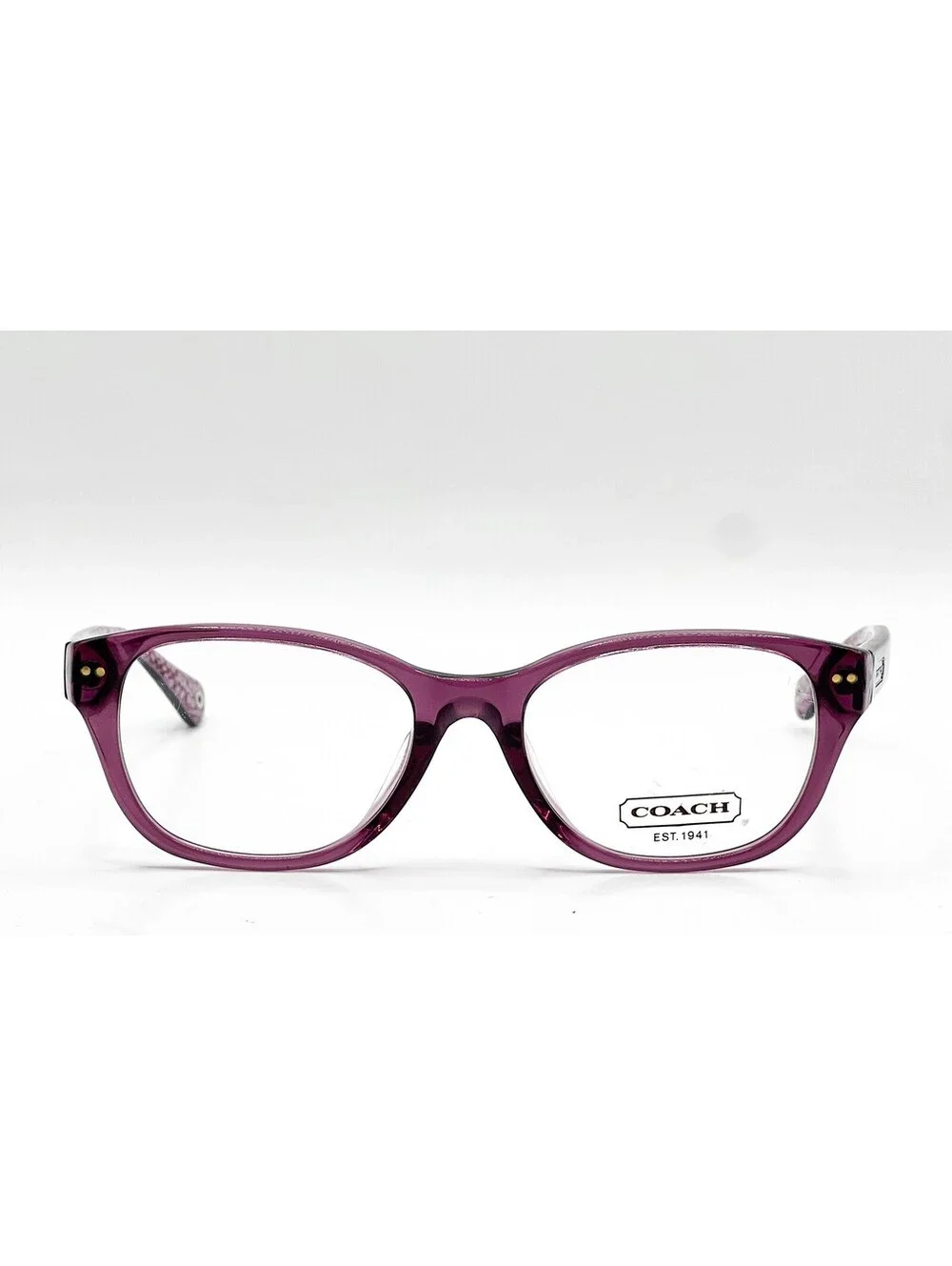 Coach HC 6029F 5043 Purple Full Rim Authentic Eyeglass Frames 51-17